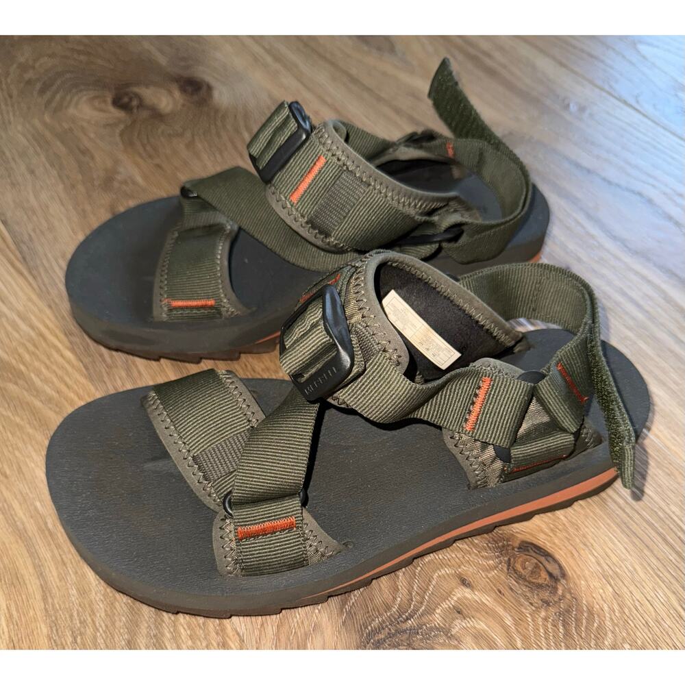 Merrell Alpine Olive Strap Mens Sandals Shoes - Size 9 - N-S13